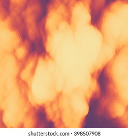 Smoke. Mosaic. Abstract Background. Vector Illustration. 