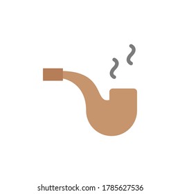 Smoke, pipe icon. Simple color vector elements of pirate icons for ui and ux, website or mobile application