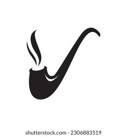 Smoke pipe logo images illustration design