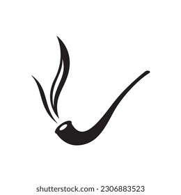 Smoke pipe logo images illustration design