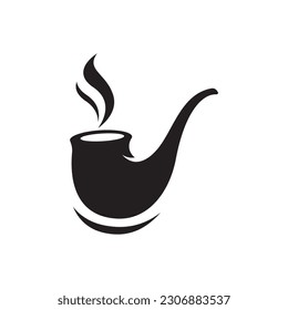 Smoke pipe logo images illustration design