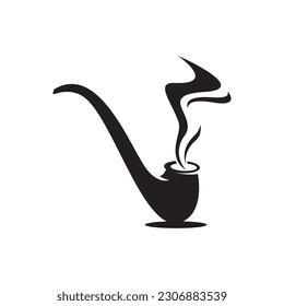 Smoke pipe logo images illustration design