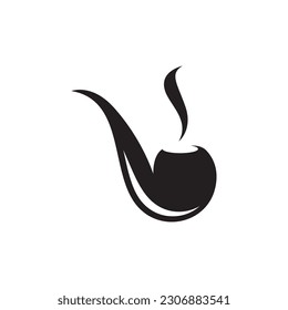 Smoke pipe logo images illustration design