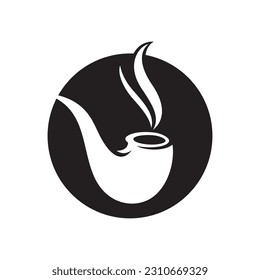 Smoke pipe logo images illustration design