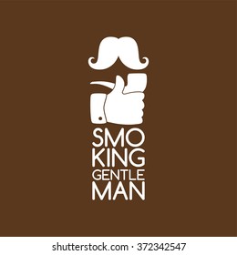 smoke pipe - smoking theme logo template