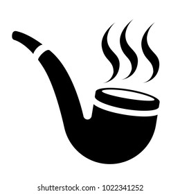 Smoke pipe - stock vector