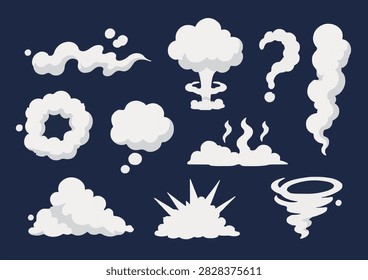 Smoke plume collection for visual effects