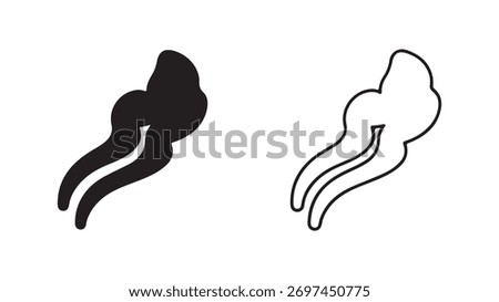 Smoke plume with transparent background