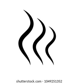 Smoke puff icon vector  illustration isolated on white background