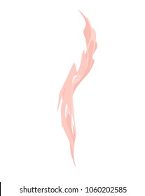 Smoke red Acidic isolated. Chemical evaporation. Vector illustration 
