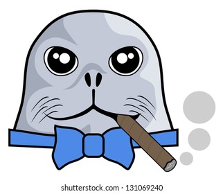 Smoke sea dog