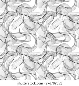 Smoke seamless texture on white background pattern vector. Smoke seamless pattern. Smoke seamless image. 