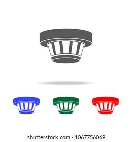 Smoke sensor icon. Elements of firefighter multi colored icons. Premium quality graphic design icon. Simple icon for websites, web design, mobile app, info graphics on white background