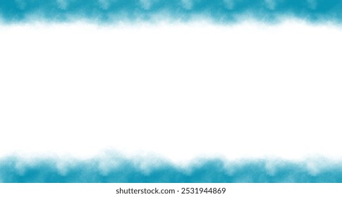 Sombra de humo o marco se puede interpretar como una nube azul es adecuado para su diseño