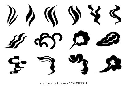 Smoke Steam Cooking Detail Vector Icon Illustration. Simple Image Of Tasty Dishes. Elegance Sign For Web Or Print Design.