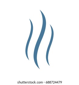 Smoke steam icon