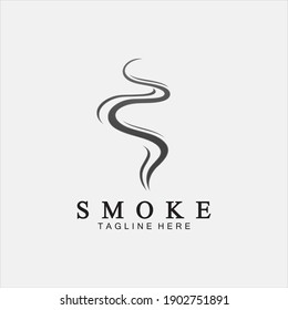 Smoke steam icon logo illustration isolated on white background,Aroma vaporize icons. Smells vector line icon, hot aroma, stink or cooking steam symbols, smelling or vapor