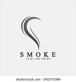 Smoke steam icon logo illustration isolated on white background,Aroma vaporize icons. Smells vector line icon, hot aroma, stink or cooking steam symbols, smelling or vapor