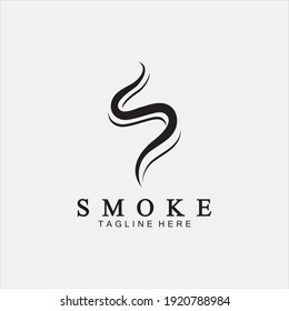 Smoke steam icon logo illustration isolated on white background,Aroma vaporize icons. Smells vector line icon, hot aroma, stink or cooking steam symbols, smelling or vapor