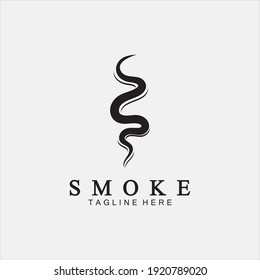 Smoke steam icon logo illustration isolated on white background,Aroma vaporize icons. Smells vector line icon, hot aroma, stink or cooking steam symbols, smelling or vapor
