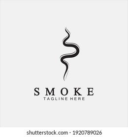 Smoke steam icon logo illustration isolated on white background,Aroma vaporize icons. Smells vector line icon, hot aroma, stink or cooking steam symbols, smelling or vapor