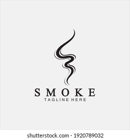 Smoke Steam Icon Logo Illustration Isolated On White Background,Aroma Vaporize Icons. Smells Vector Line Icon, Hot Aroma, Stink Or Cooking Steam Symbols, Smelling Or Vapor