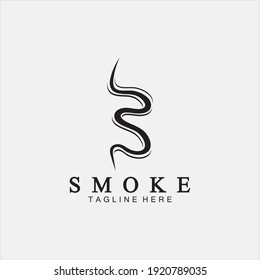 Smoke steam icon logo illustration isolated on white background,Aroma vaporize icons. Smells vector line icon, hot aroma, stink or cooking steam symbols, smelling or vapor