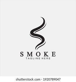 Smoke steam icon logo illustration isolated on white background,Aroma vaporize icons. Smells vector line icon, hot aroma, stink or cooking steam symbols, smelling or vapor