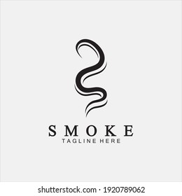 Smoke steam icon logo illustration isolated on white background,Aroma vaporize icons. Smells vector line icon, hot aroma, stink or cooking steam symbols, smelling or vapor