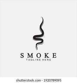 Smoke steam icon logo illustration isolated on white background,Aroma vaporize icons. Smells vector line icon, hot aroma, stink or cooking steam symbols, smelling or vapor