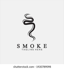 Smoke steam icon logo illustration isolated on white background,Aroma vaporize icons. Smells vector line icon, hot aroma, stink or cooking steam symbols, smelling or vapor