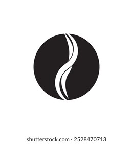 Ilustração do logotipo do ícone do vapor da fumaça isolada no fundo branco Aroma vaporize ícones. Cheira ícone de linha de vetor cheiro quente fedor ou cozinhar símbolos de vapor cheirando ou vapor