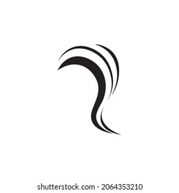 Smoke steam icon logo vector design