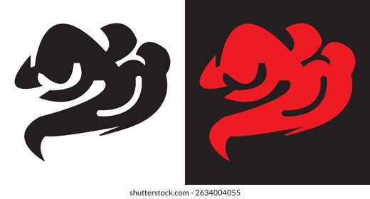 Smoke steam icon . Vector illustration. EPS 10 AI