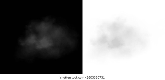 Smoke texture overlay on dark colors.