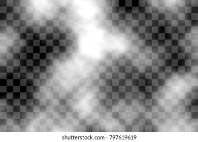Smoke transparent background. Vector decoration texture