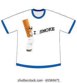 i smoke t-shirt