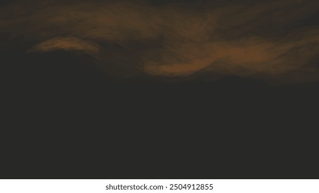 Efecto de superposición de nube de vapor de Smoke Vector realista. Humo amarillo del fuego sobre fondo oscuro. Smoke desde el fuego o la nube. El fenómeno atmosférico natural.