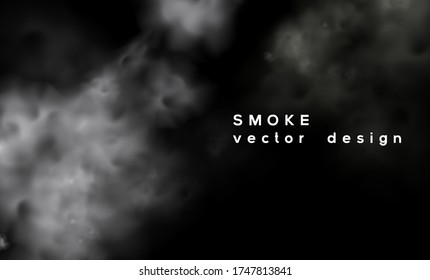 Smoke vector background. Abstract illustration eps10