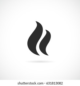 Smoke vector eps pictogram on white background