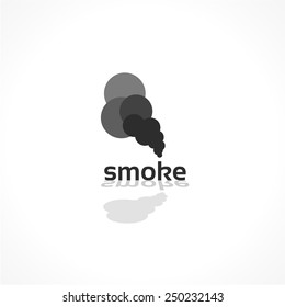 抽象的な背景に煙のベクター画像アイコン のベクター画像素材 ロイヤリティフリー Shutterstock