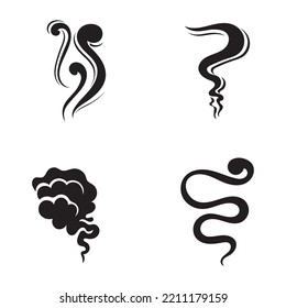 Smoke Vector Icon Design Illustration
