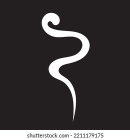 Smoke Vector Icon Design Illustration
