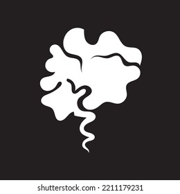 Smoke Vector Icon Design Illustration
