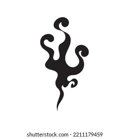 Smoke Vector Icon Design Illustration
