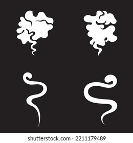 Smoke Vector Icon Design Illustration
