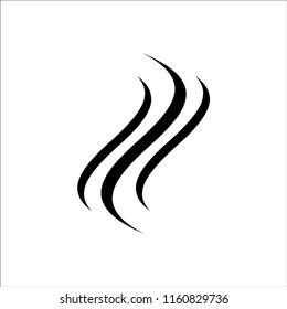 Smoke vector icon. Vector illustration