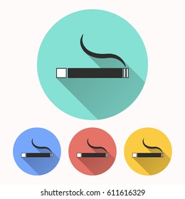 Smoke vector icon. Illustration isolated for graphic and web design.