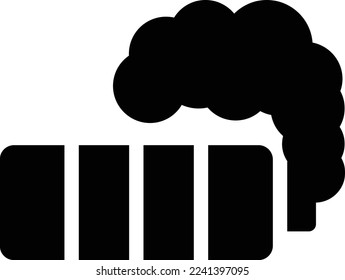 smoke Vector illustration on a transparent background. Premium quality symmbols. Glyphs vector icons for concept and graphic design.