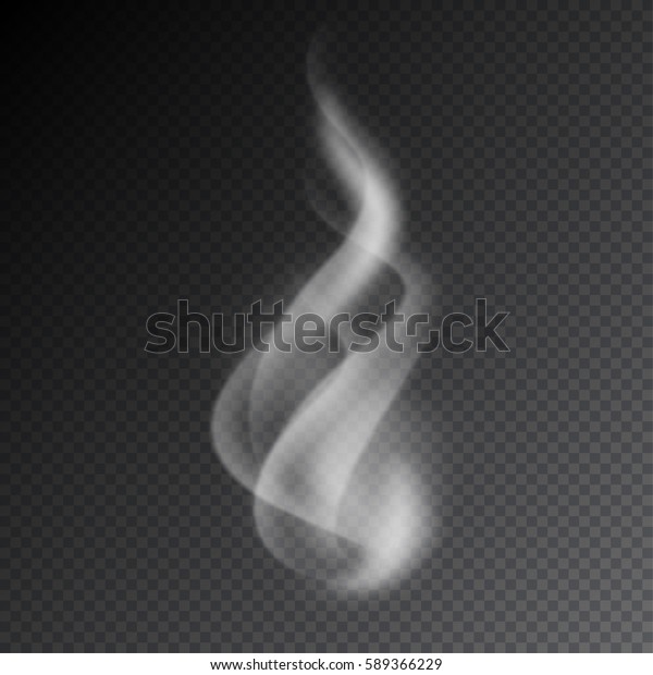 Image vectorielle de stock de Illustration vectorielle fumée sur fond